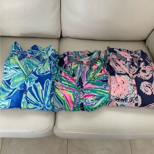 Lot of three Lilly Pulitzer tops Size Large